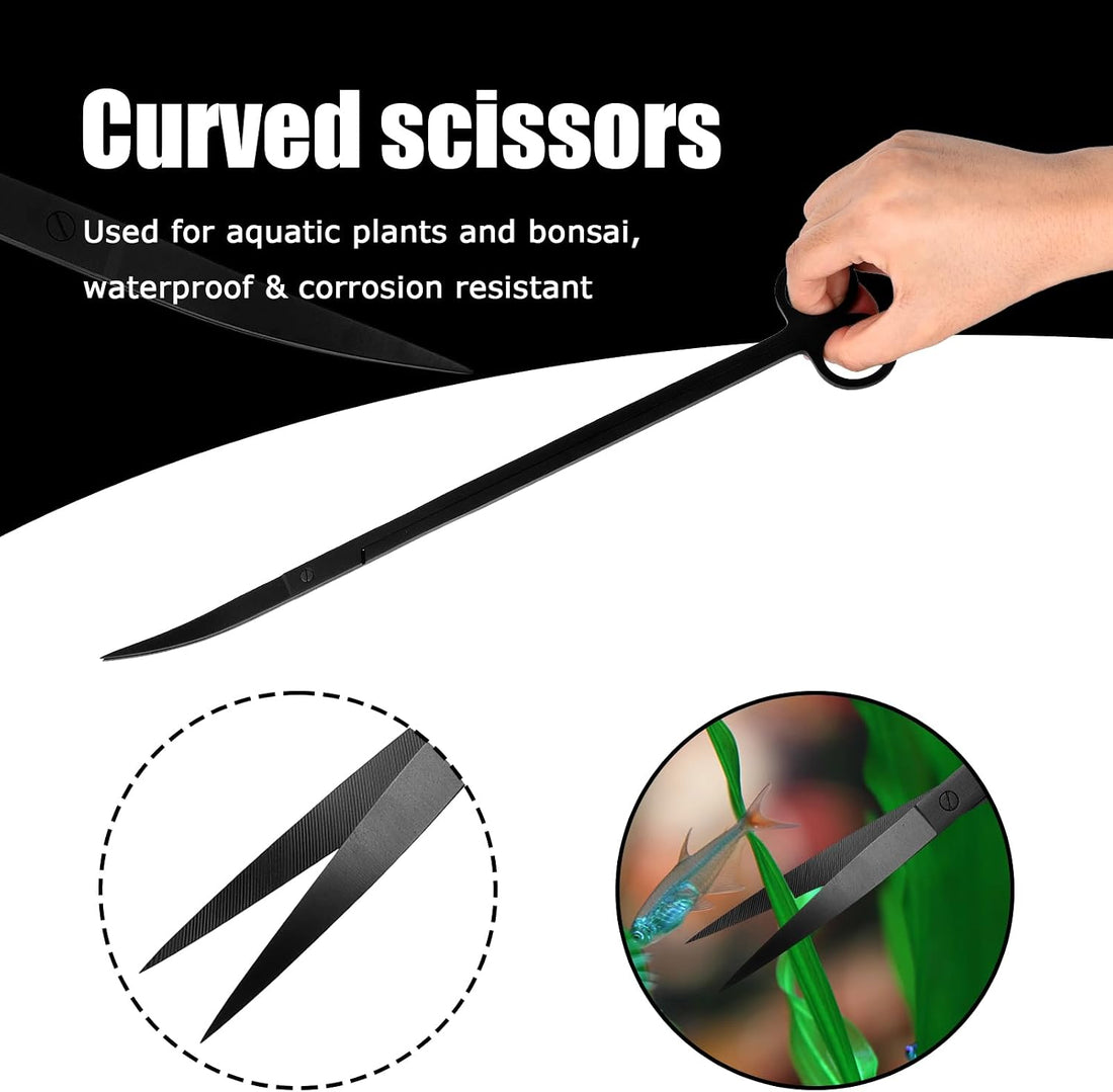 15Inch Extra Long Design Aquarium Aquascaping Tool Kit
