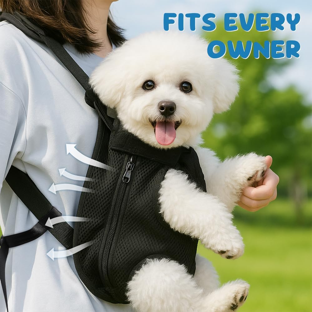 Mosago Dog Backpack Carrier with Thick Padded Bottom Support