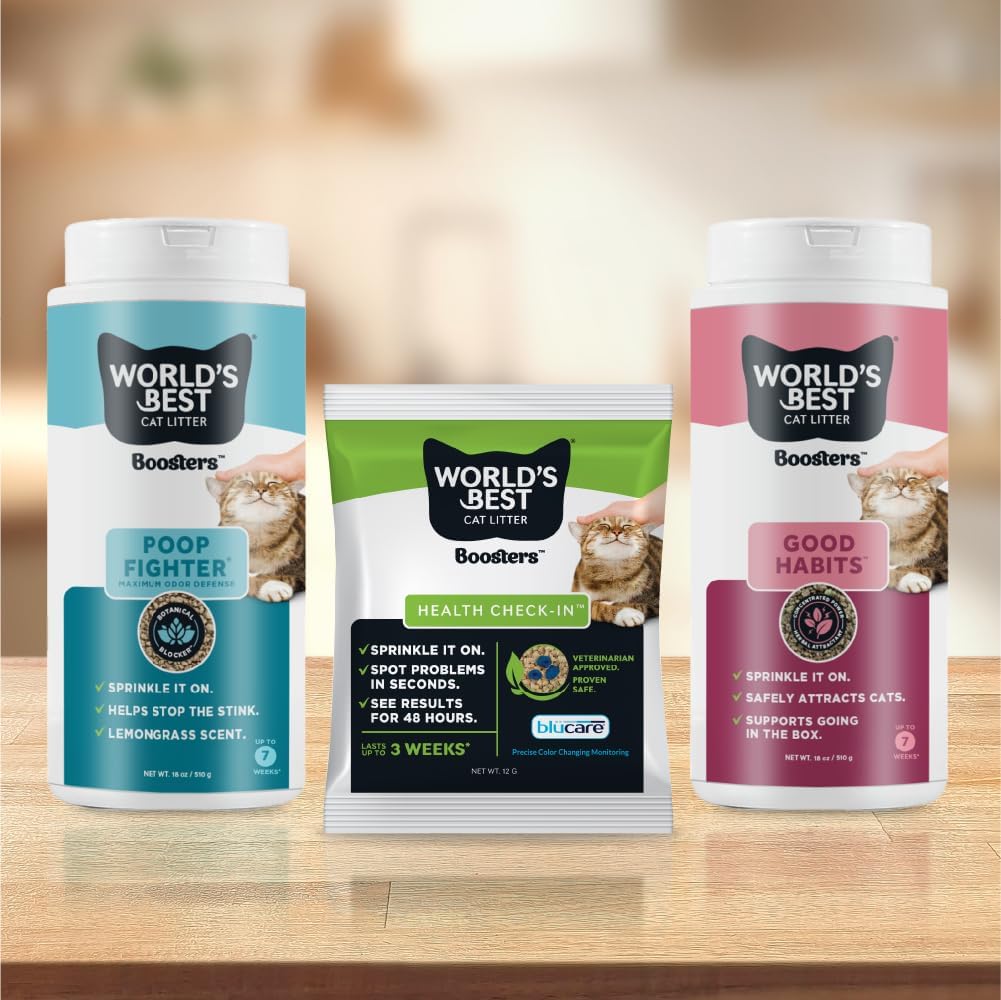 WORLD'S BEST CAT LITTER® Boosters™ Poop Fighter®