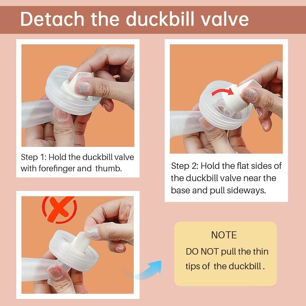 PUMPMOM-US Replacement Duckbill Valves and Backflow Protector