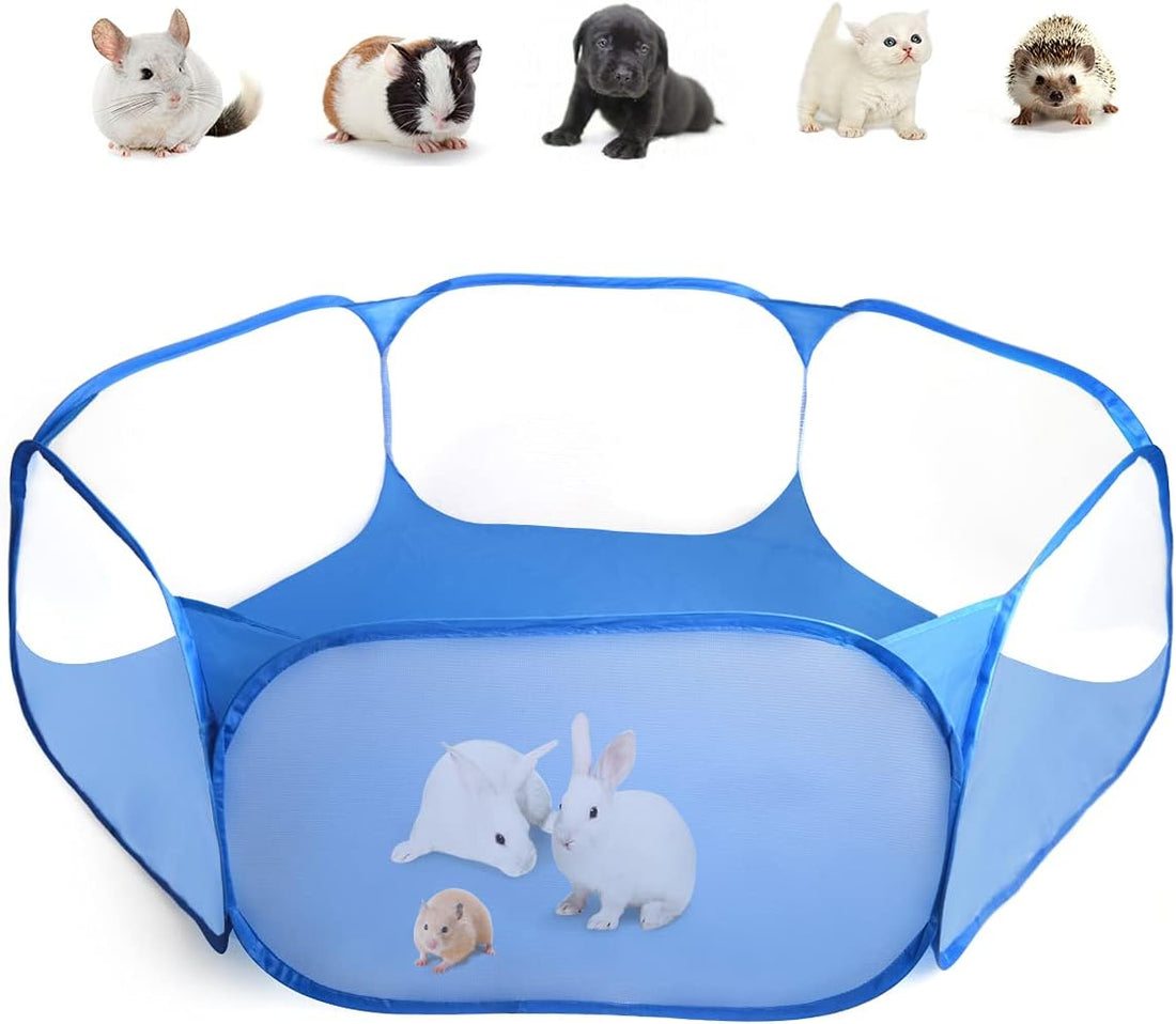 Guinea Pig Cage Rabbit Cage Indoor with Mat Playpen Perfect Size