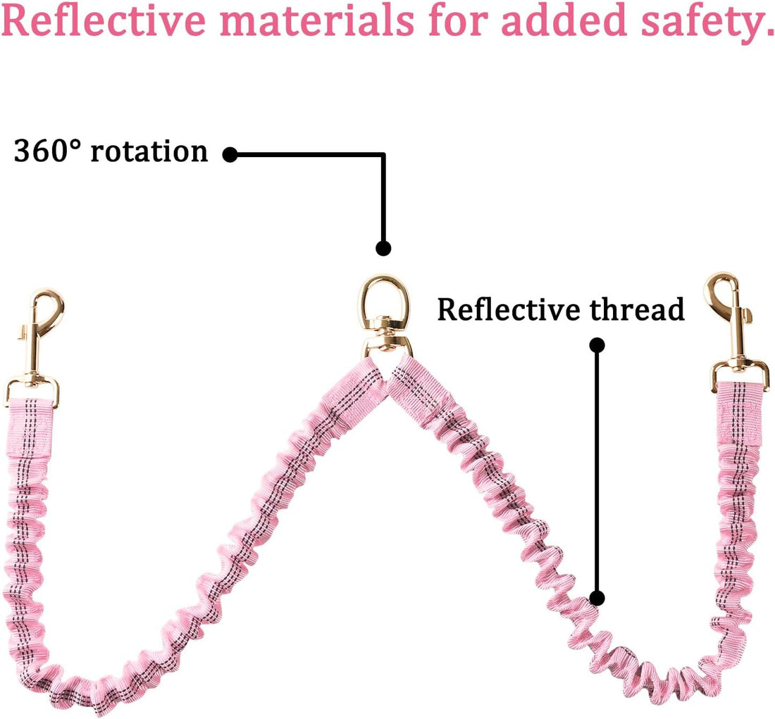 Double Dog Leash – Tangle-Free Dual Leash with 360° Swivel