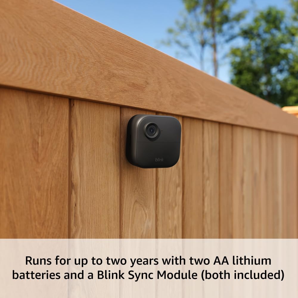 Blink Outdoor 4 and Battery Doorbell 2K+ — Two-year battery 1080p