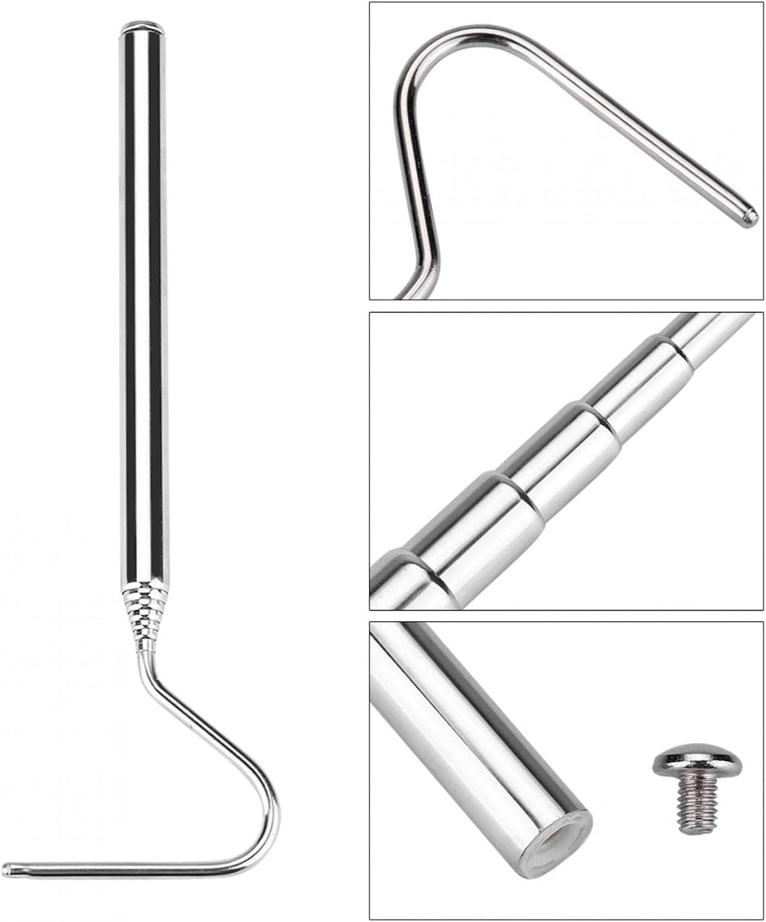 Collapsible Snake Hook Stainless Steel Extensible Snake Catcher