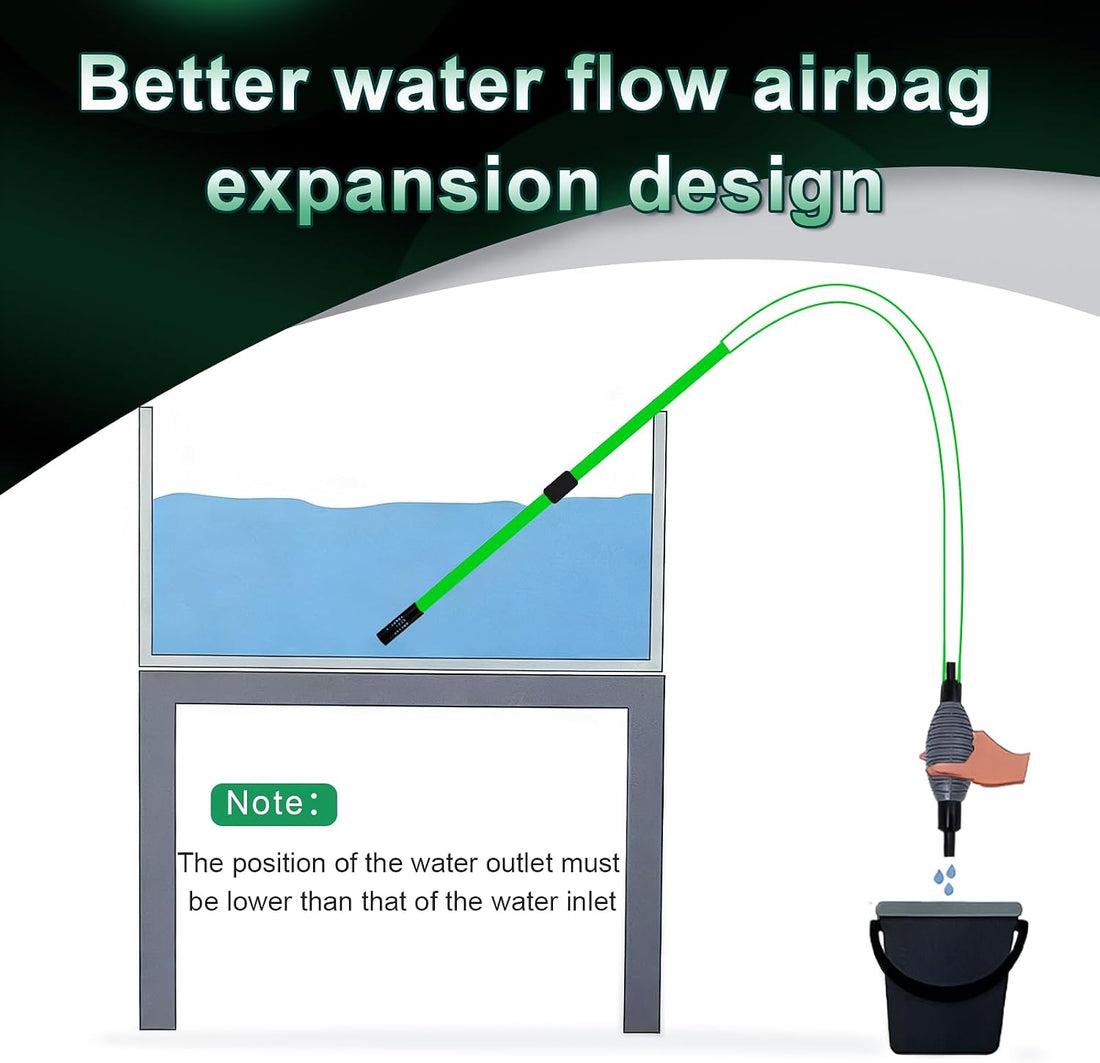 boxtech Fish Tank Water Change,Aquarium Gravel Vacuum Siphon