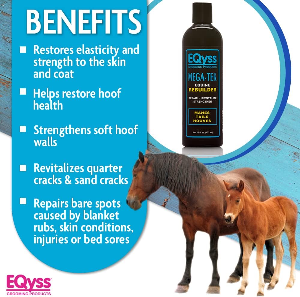 EQyss Mega-Tek Equine Horse Rebuilder - Repair & Strengthen Dry Hooves