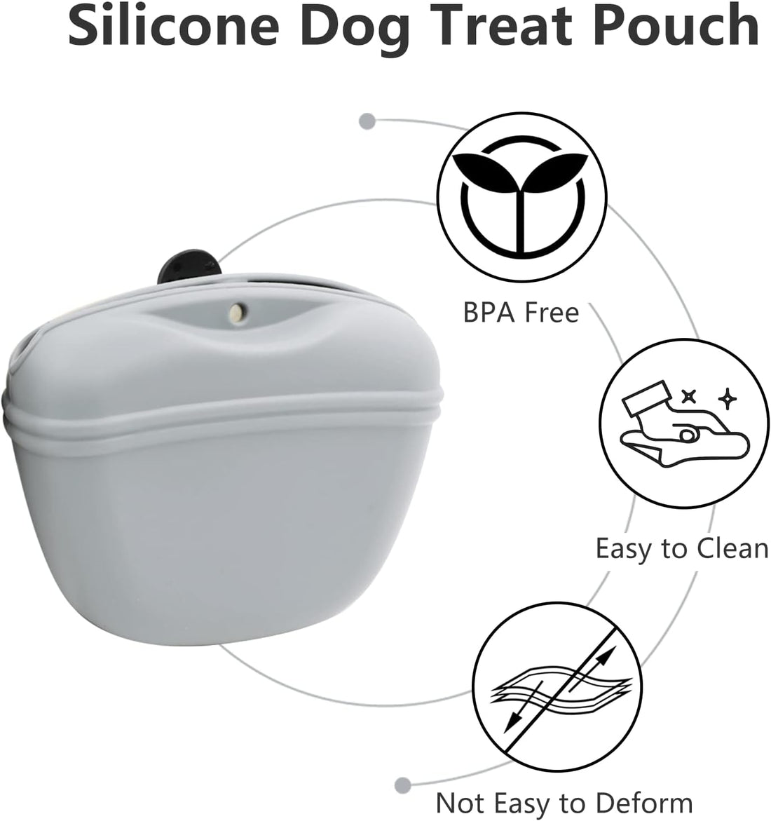 MGKSHADOW Dog Treat Pouch 2 Pack, Dog Treat Training Pouch
