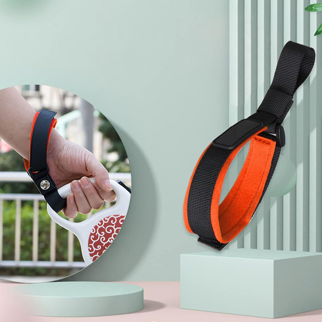 Dog Leash Wrist Strap for Retractable Dog Leash