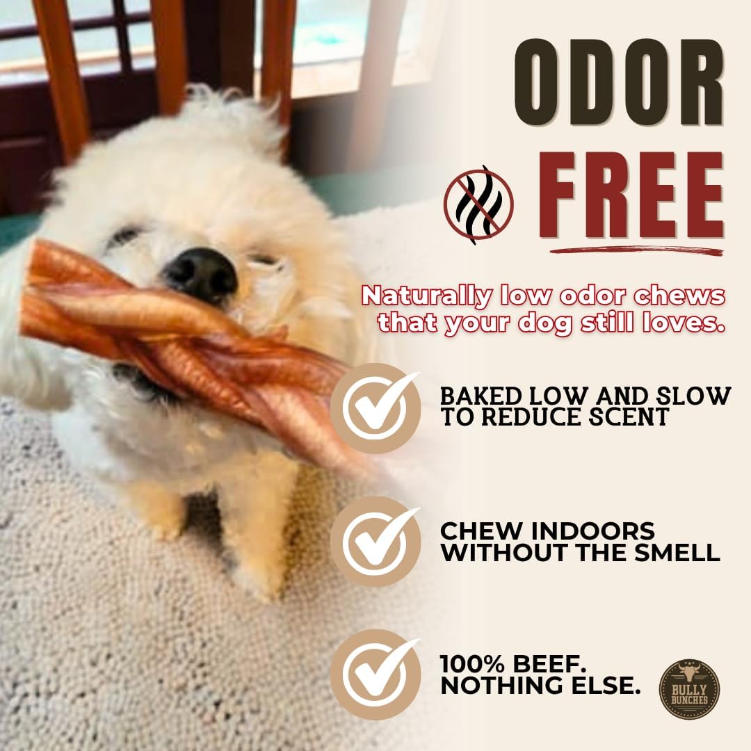 Bully Bunches All Natural Braided Bully Sticks - Odour Free