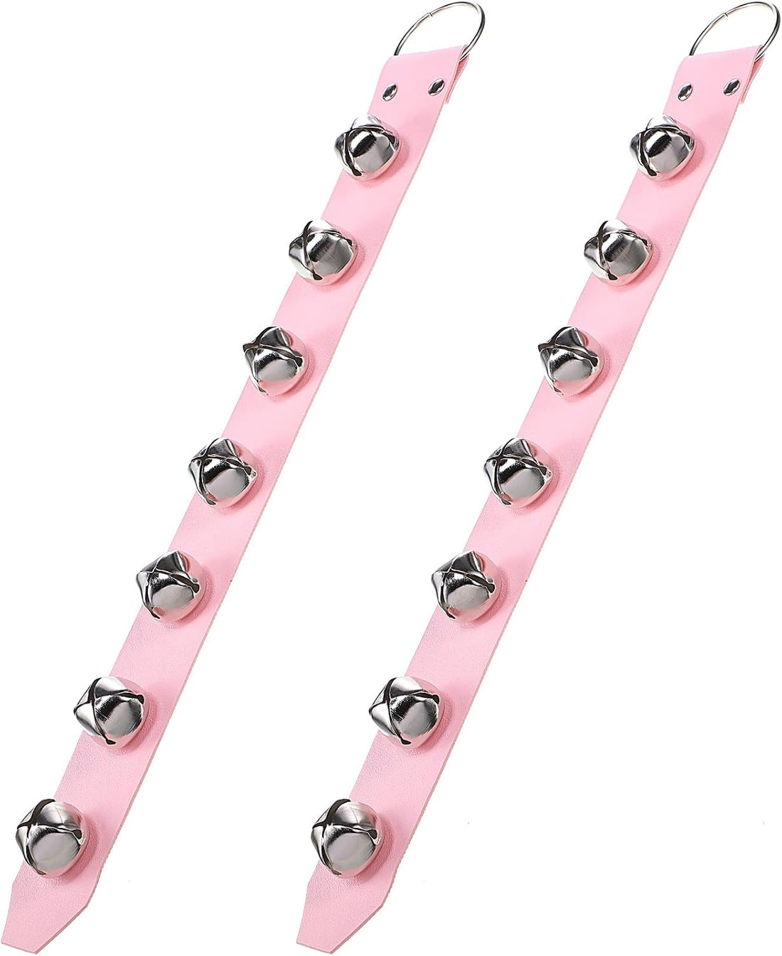 Frienda Hanging Jingle Sleigh Bells 7-Bell Dog Doorbells for Door