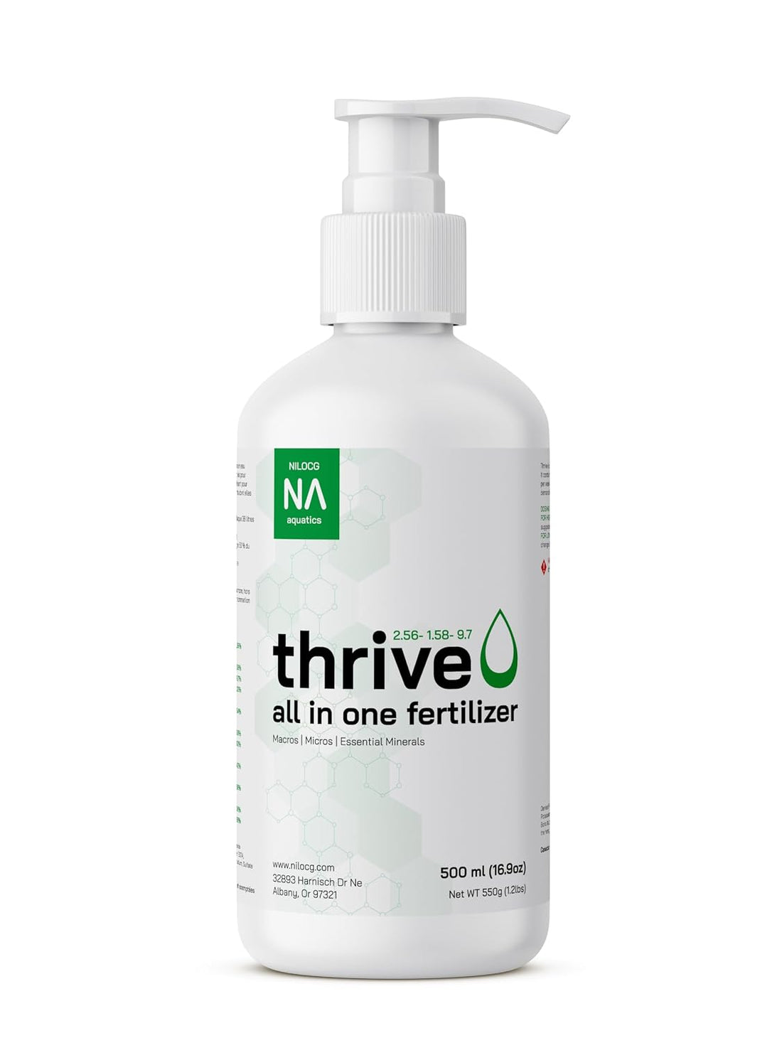 Thrive Planted Aquarium Fertilizer -All in One Planted Tank Liquid