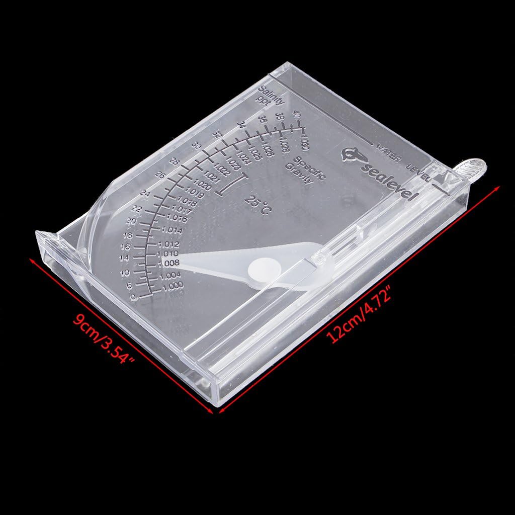 Marine Hydrometer Reef Fish Tank Aquarium Water Salinity Specific