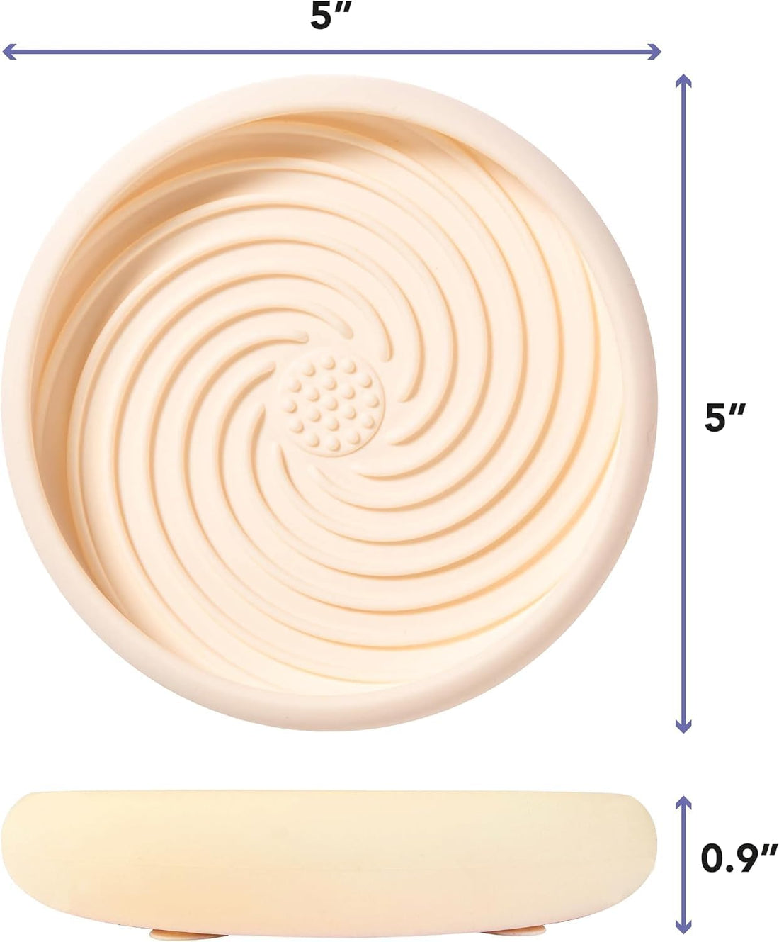 Awoo Lick Dish Silicone Dog & Cat Lick Mat Slow Feeder Dish