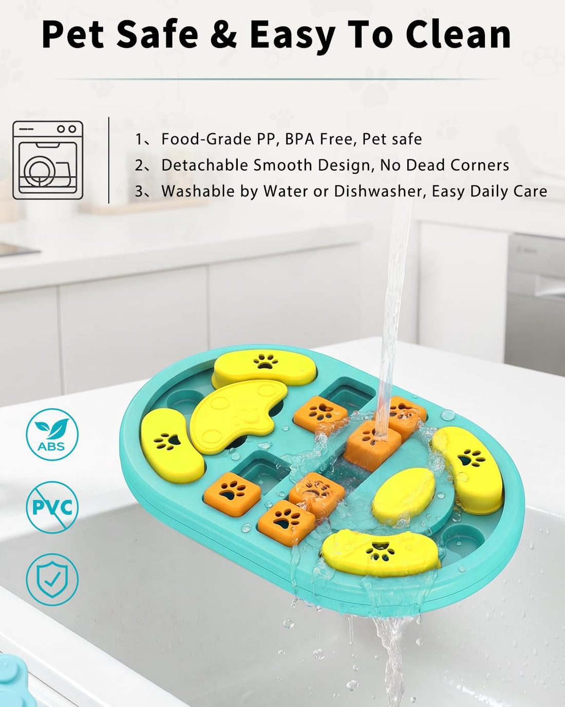 Dog Puzzle Toy, Interactive Enrichment Treat Food Puzzles