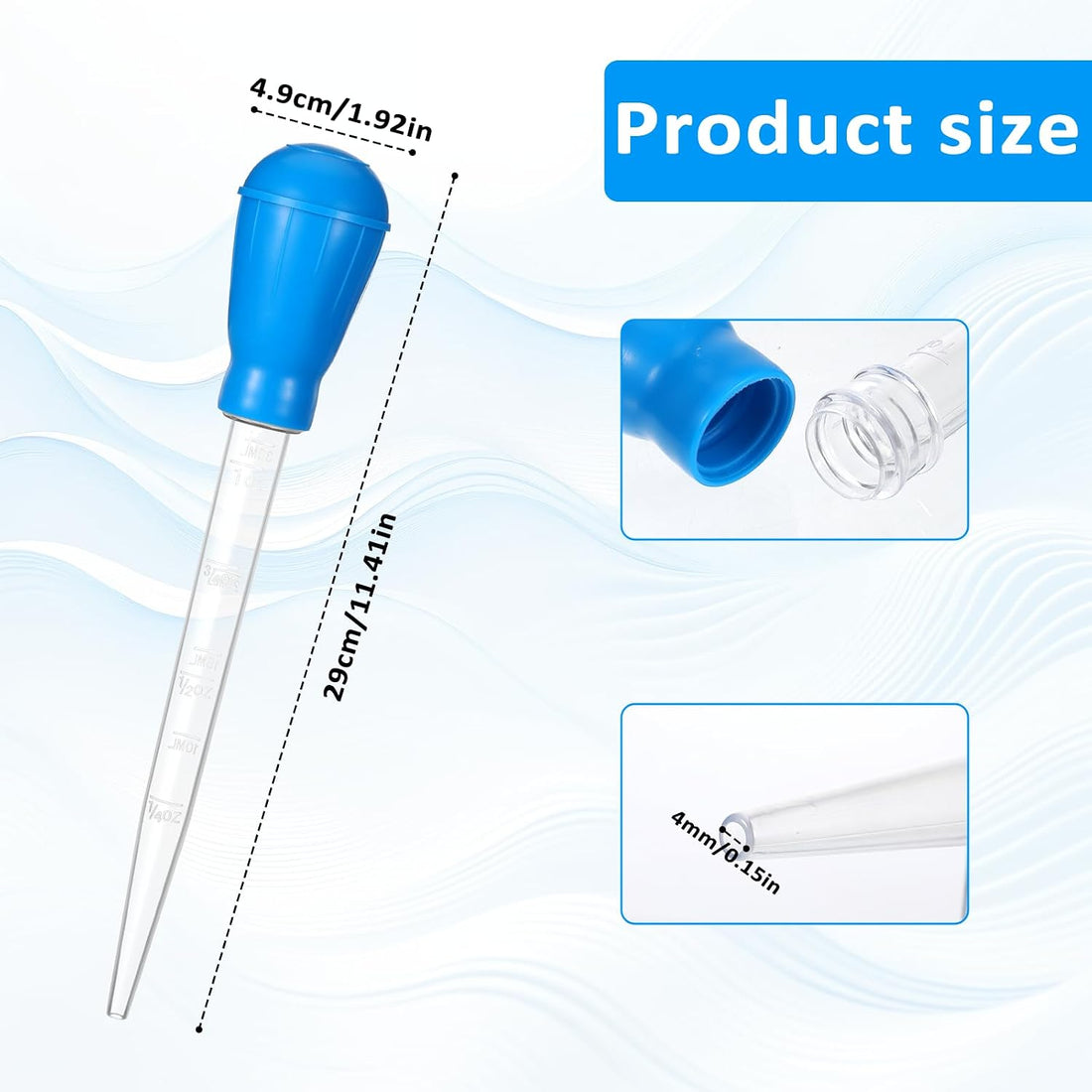 Aquarium Cleaning Dropper, 30ml Aquarium Clean Pipette Dropper