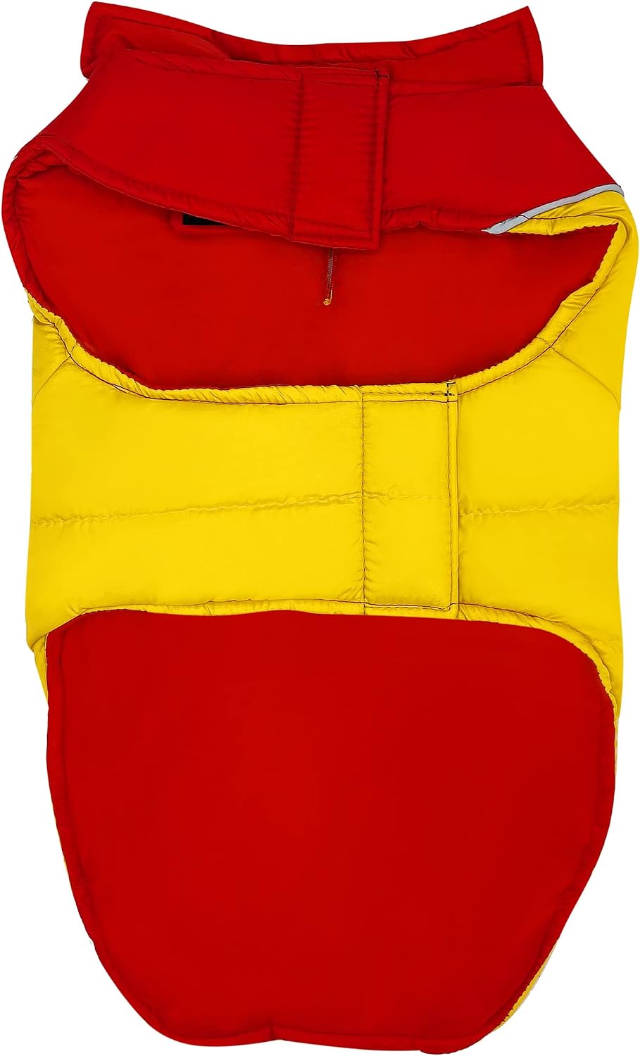 Pets First Kansas City Chiefs Puffer Vest, Small, Waterproof Dog Coat