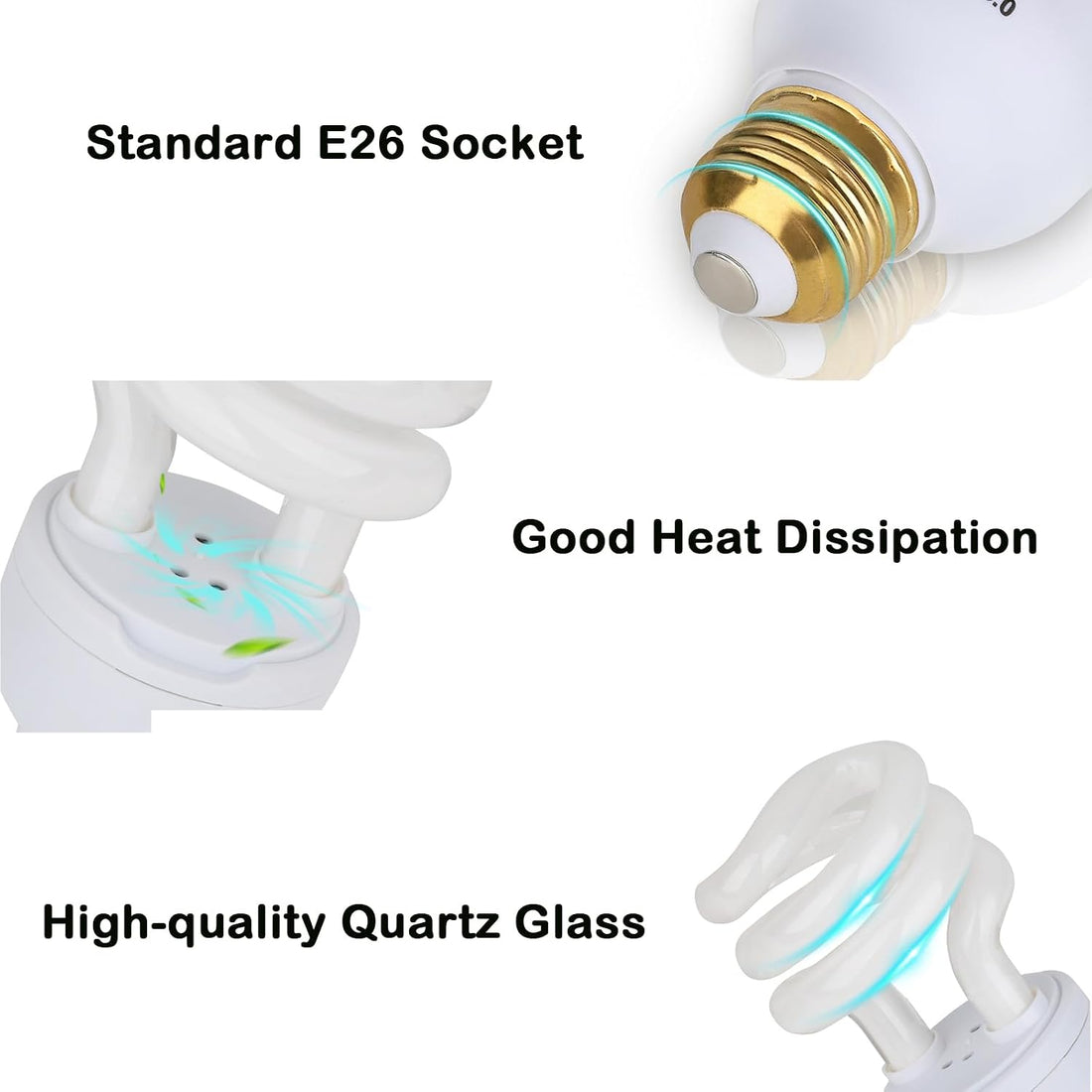 UVB Bulb for Reptiles, 5.0 13W UVB Light for Reptiles