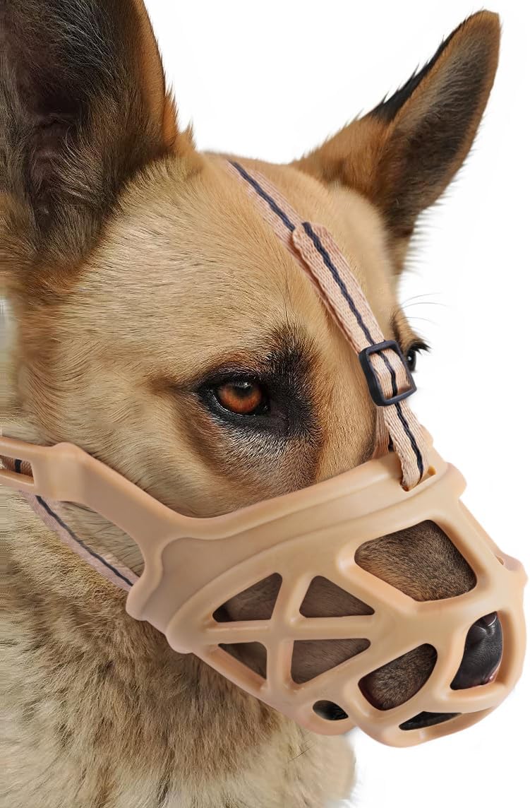 Mayerzon Basket Dog Muzzle for Large Medium Small Dogs German Shepherd