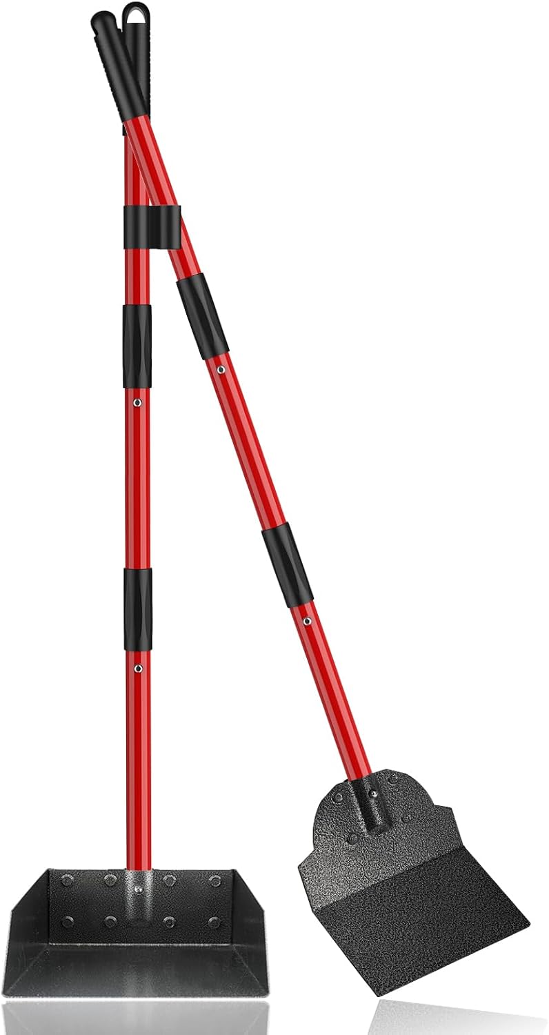 Pooper Scooper, Metal Poop Scooper for Small Medium Large Dog