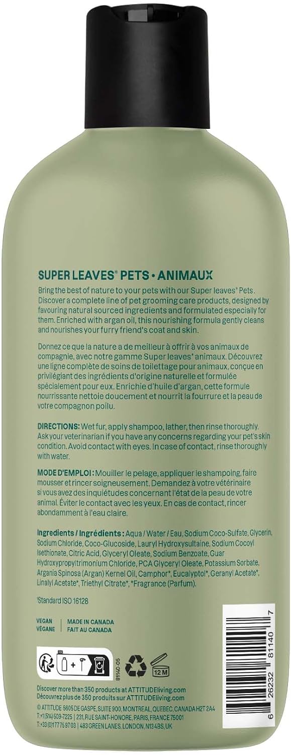 ATTITUDE 2in1 Nourishing Shampoo and Conditioner for Cat & Dog
