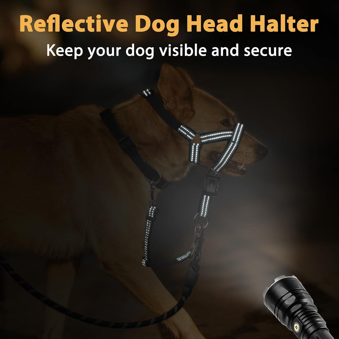 BARKLESS No Pull Dog Head Collar for Gentle Training Walking