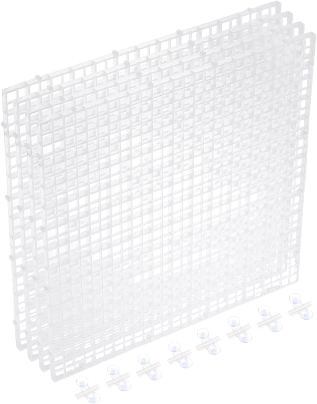 uxcell 4pcs Aquarium Fish Tank Divider 12x6 Crate Light Diffuser