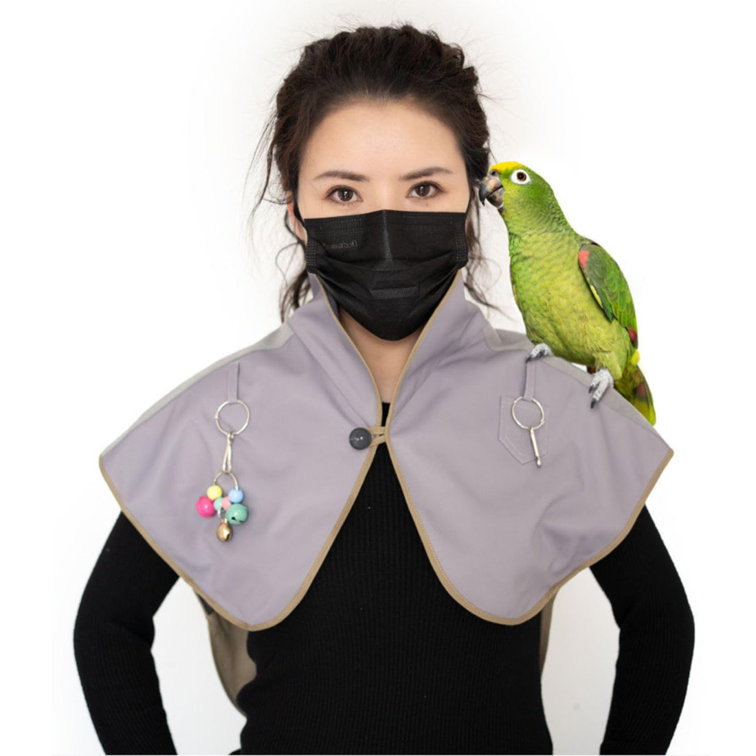 SEZDEKI Parrot Anti-Scratch Shoulder Protector with Hang Bird