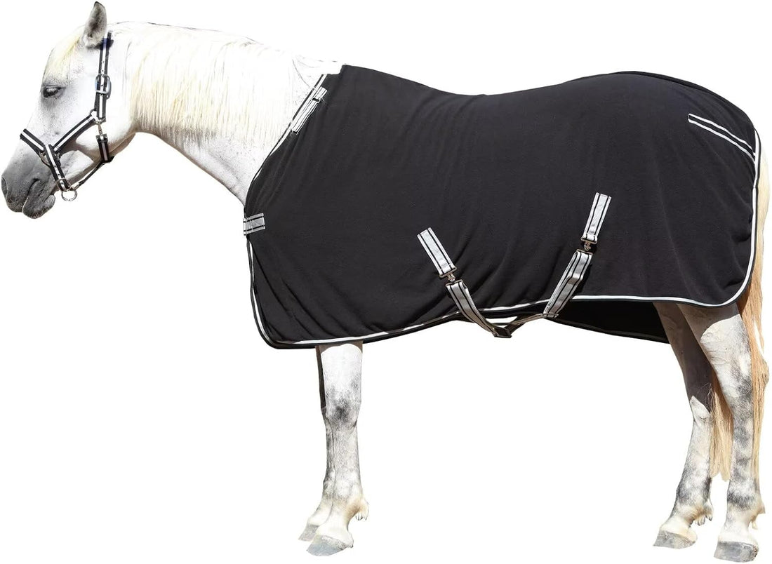 LEAFOREST Horse Fleece Blanket Exercise Cooler Liner Soft Moisture