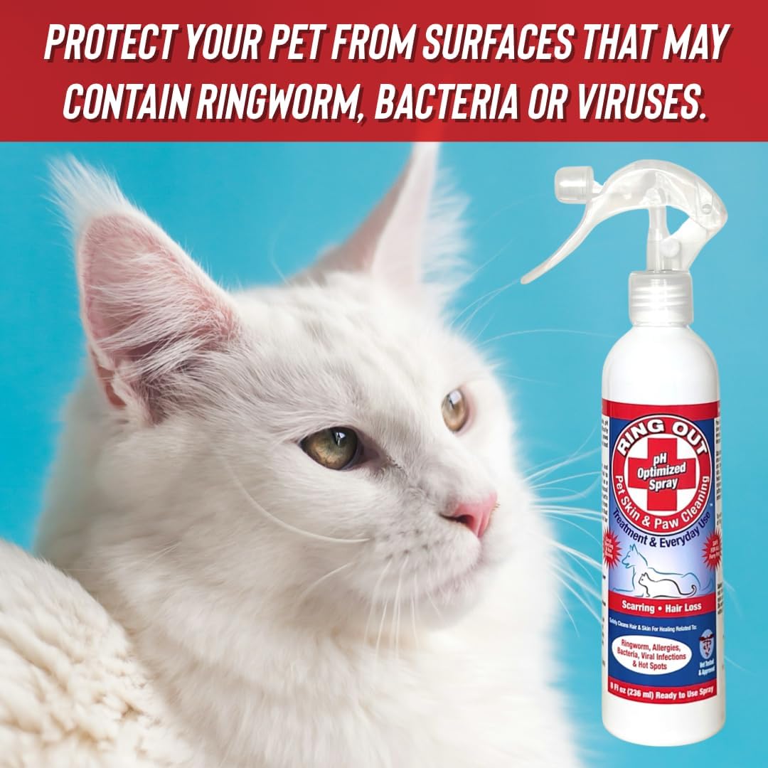 Ring Out for Pets: Control & Help Ringworm | Clean Pets Skin & Paws