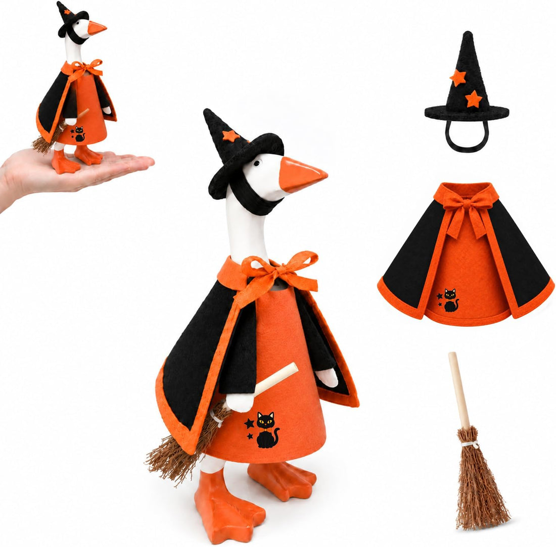 Desk Goose Outfits 7 inches, New Year's Eve Mini Desktop Goose Cloth