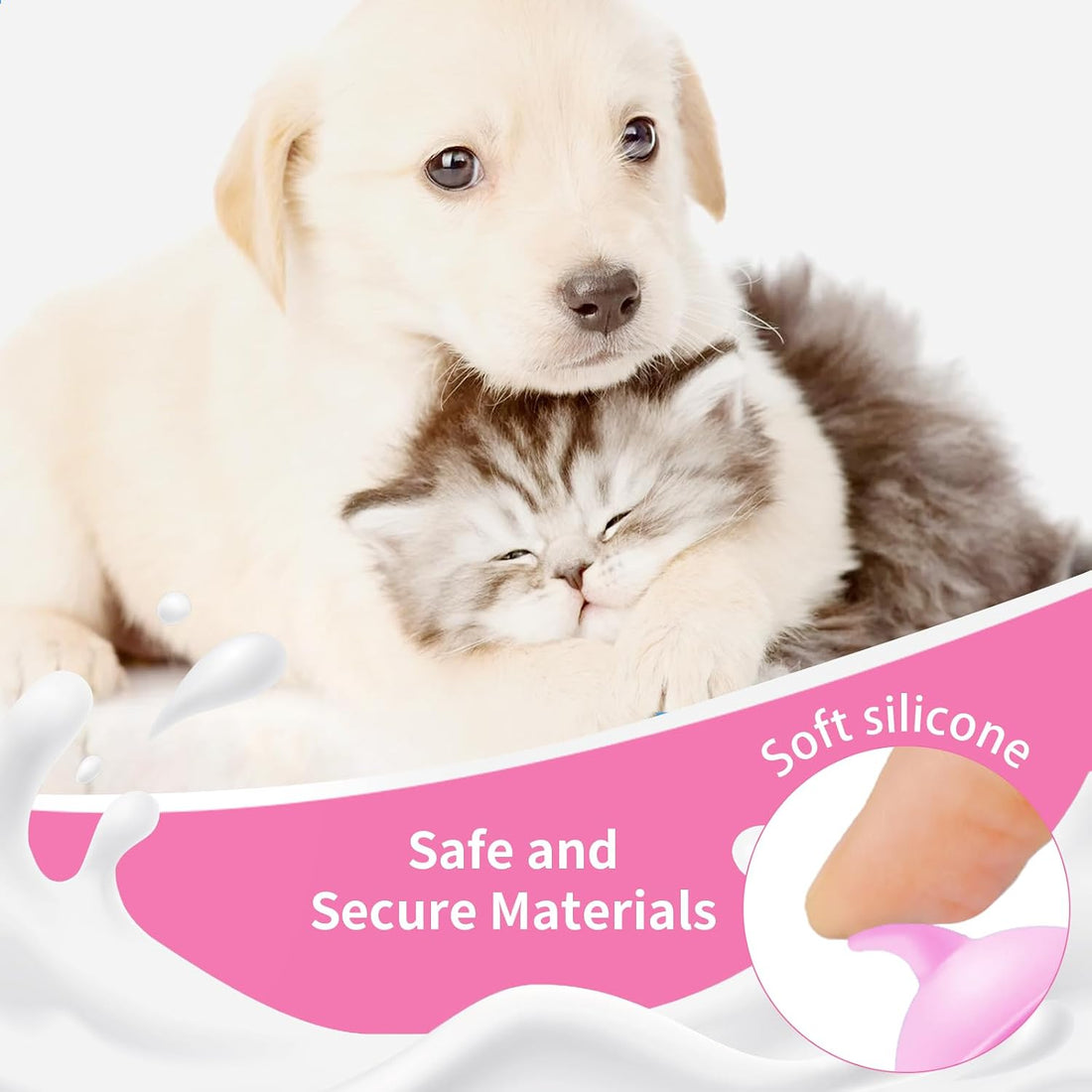 Xuandea 5Pack Kitten Bottle for Nursing Puppy Milk Kitten Bottles