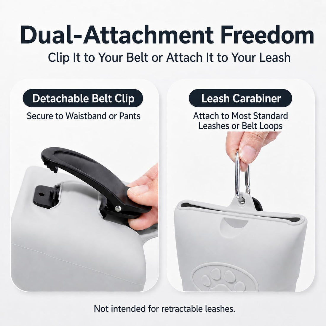 Upgraded Dog Treat Pouch with Strong Magnetic Closure