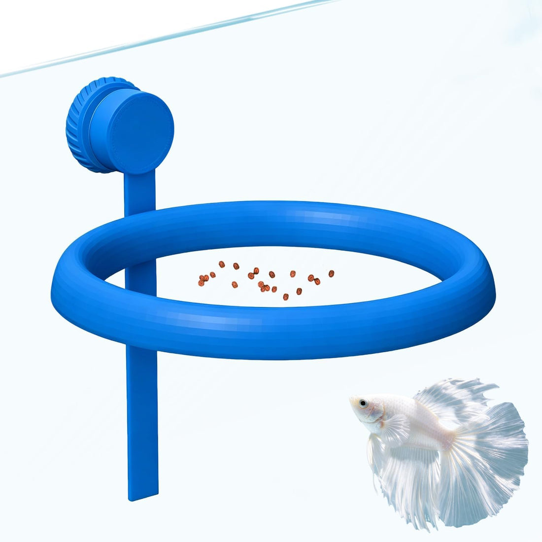 Aquarium Magnetic Fish Feeding Ring Automatic Floating Water Level