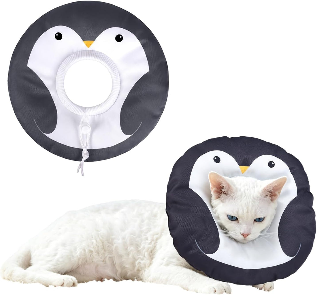 Cat Cone Collar Soft, Waterproof Cat Recovery Collar for Wound