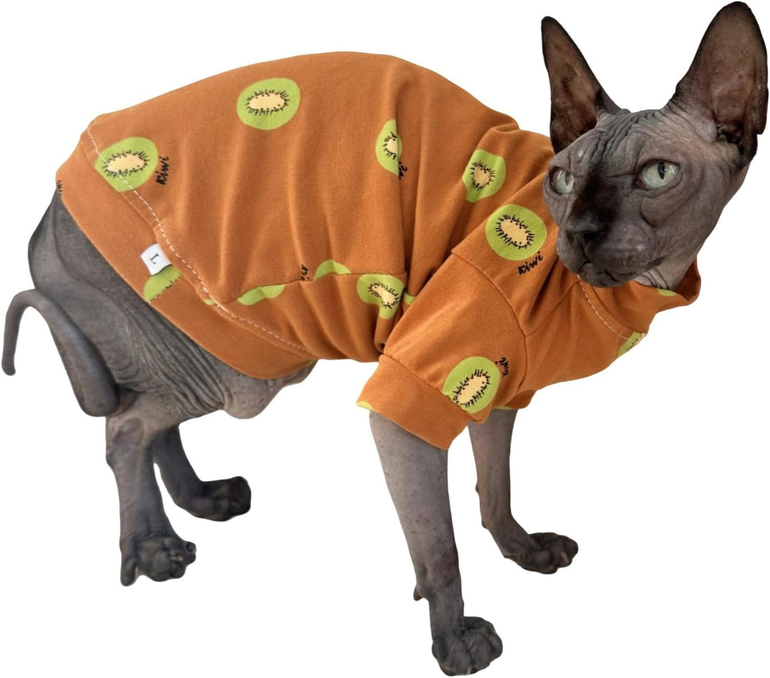 Limited Edition Sphynx Cat T-Shirts Elastic Hairless Cat Sweatshirt