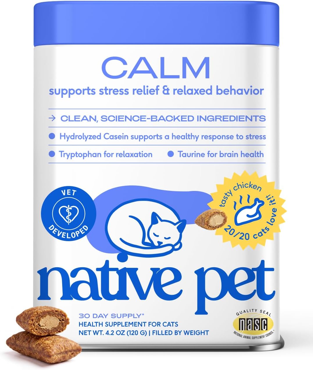 Native Pet Cat Calming Treats