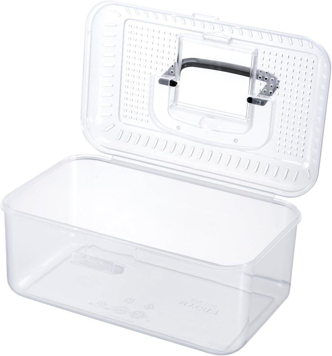 MyGift Reptile Carrier Critter Keeper Terrarium 9.5 x 6 Inch Clear