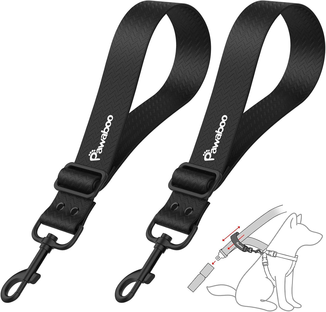 Pawaboo Dog Seat Belt for Car, with 360° Hook，20 in, Chew-Proof