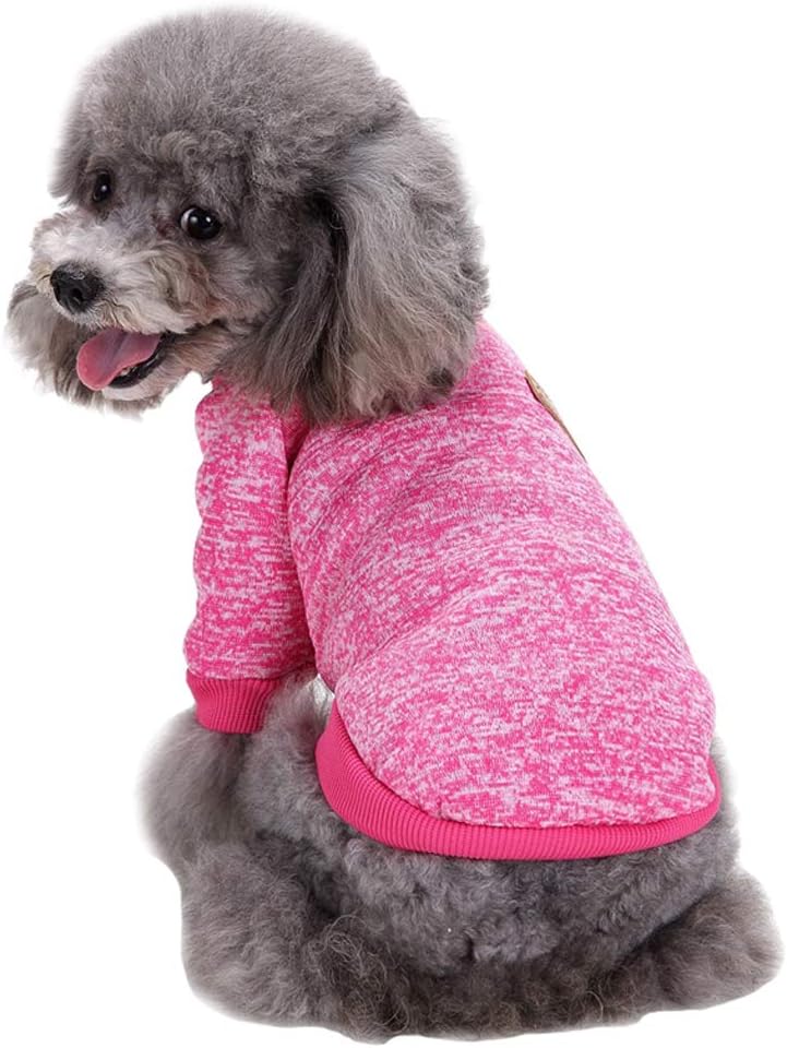 Dog Sweaters for Small Dogs, Soft Fleece Puppy Clothes