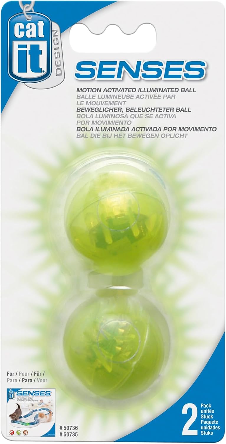 Hagen Catit Design Senses Illuminated Ball (Pack of 2)