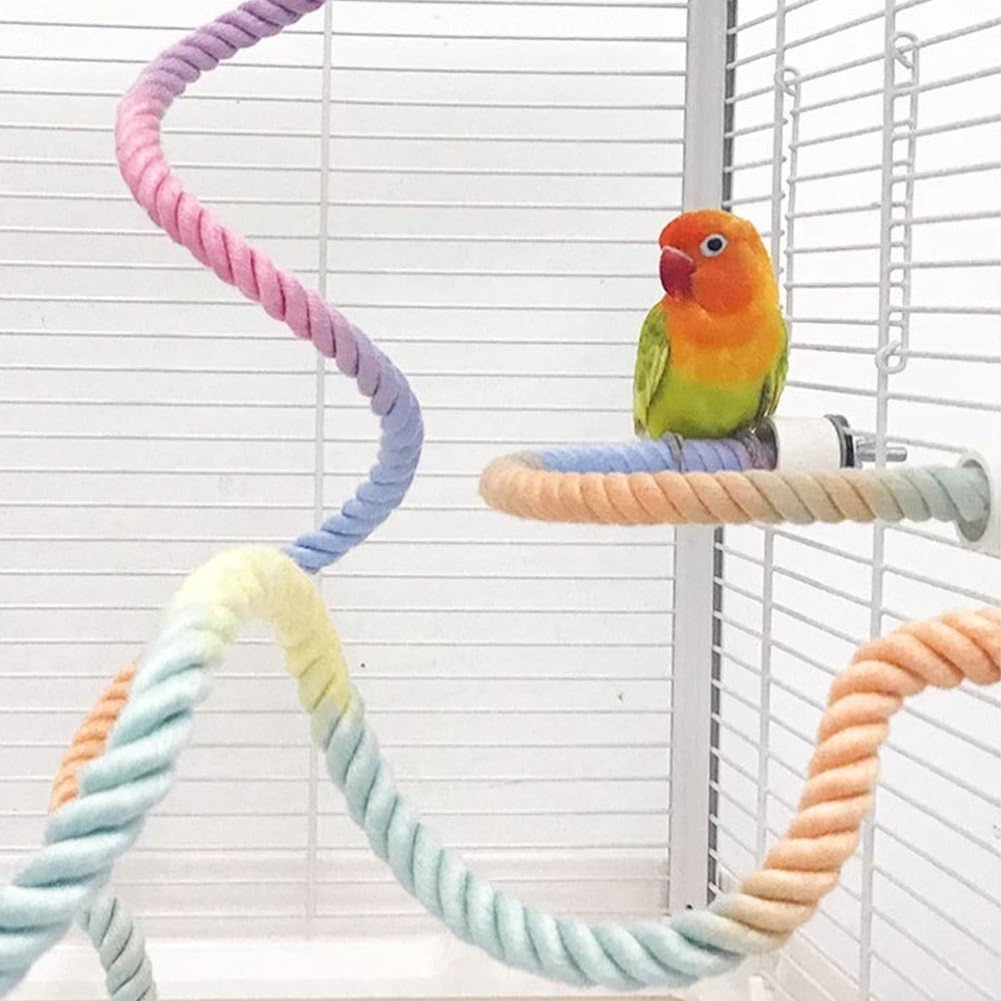3 PCS of Bird perches Gradient Ropes