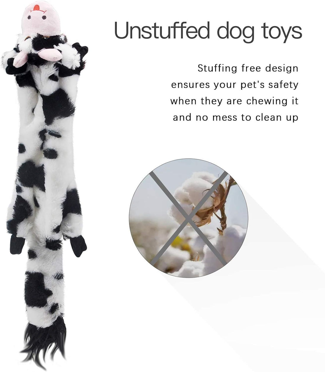 SHARLOVY Dog Squeaky Toys 5 Pack