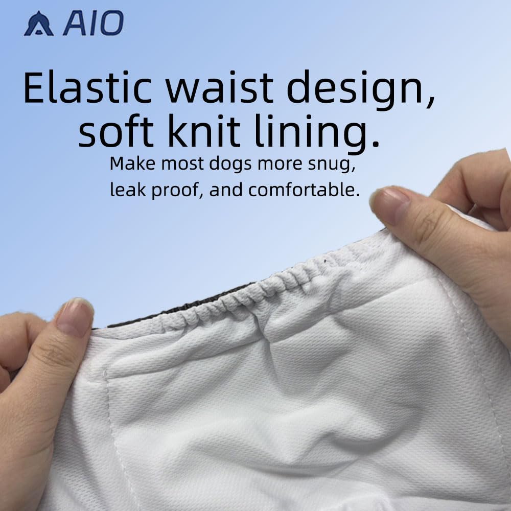 Washable Reusable Dog Diapers Male