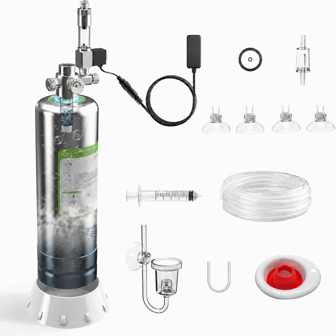 FZONE 5.5L Upgraded Aquarium CO₂ Generator kit for Aquarium Plants