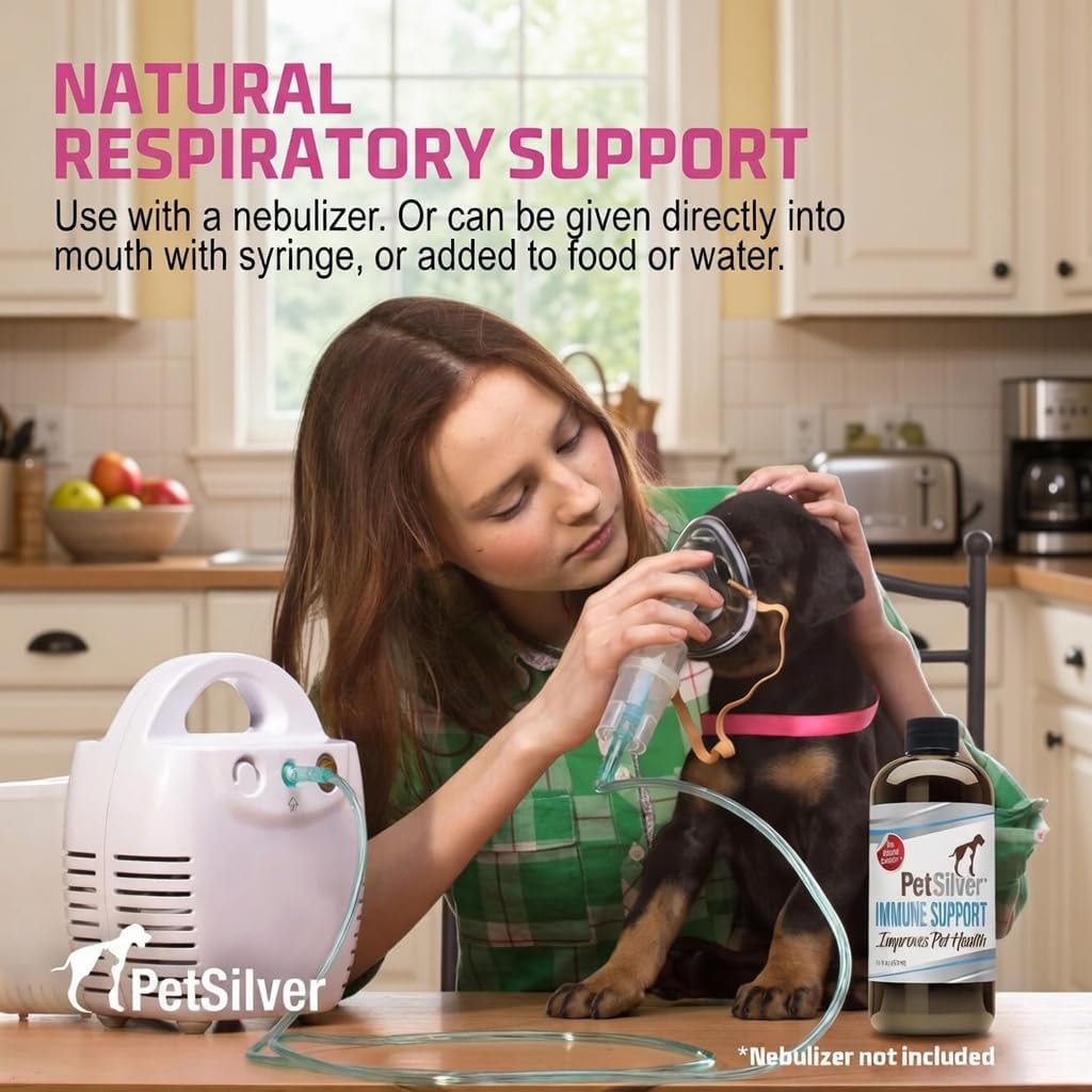 PetSilver Immune Support, Natural Nebulizer Solution