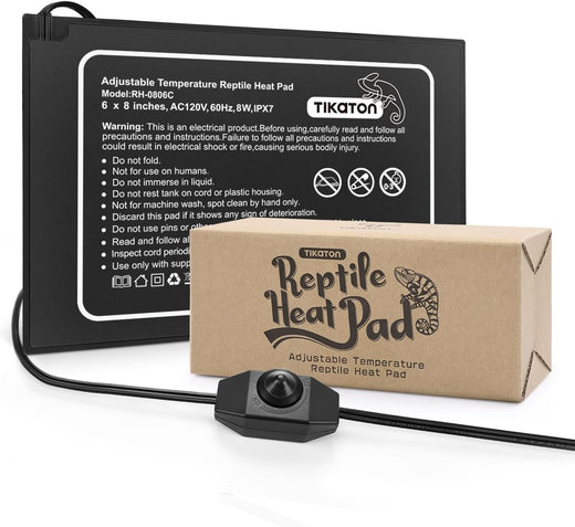 Tikaton Reptile Heat Pad - Adjustable Temperature Under Tank Heater