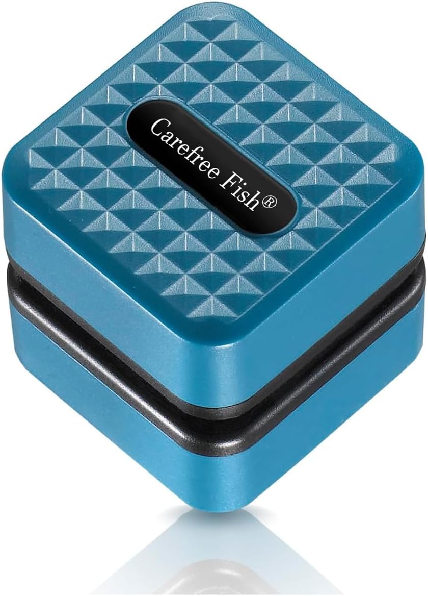 Carefree Fish Aquarium Small Magnetic Cleaner for Glass Fish Tank
