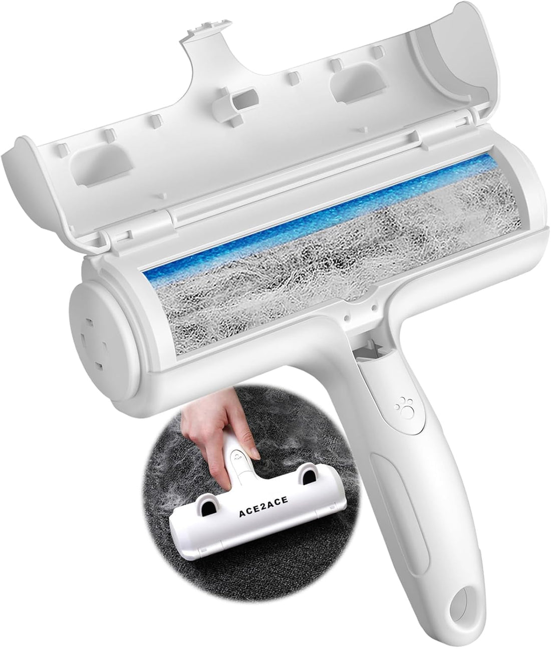ACE2ACE Pet Hair Removal Tool, Reusable Lint Roller for Pet Hair