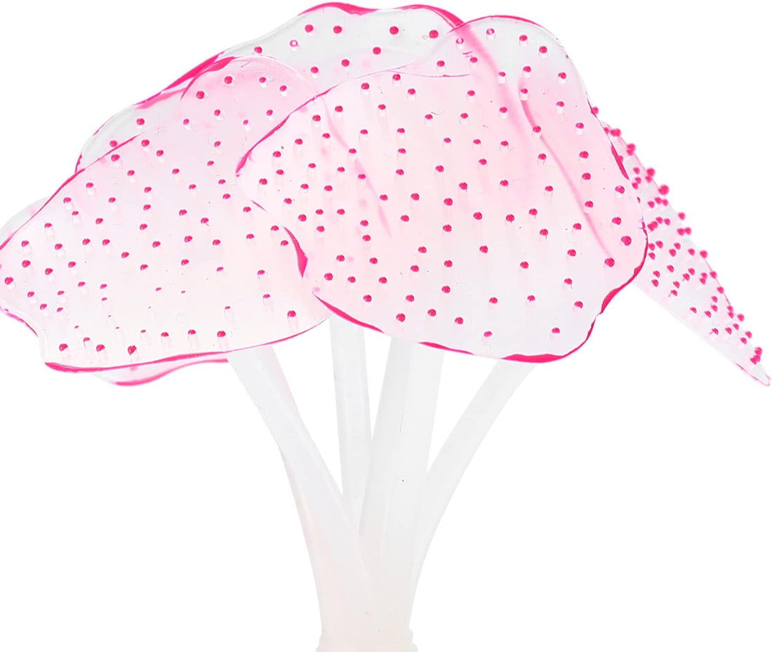 VOCOSTE Soft Silicone Aquarium Simulation Coral, Pink