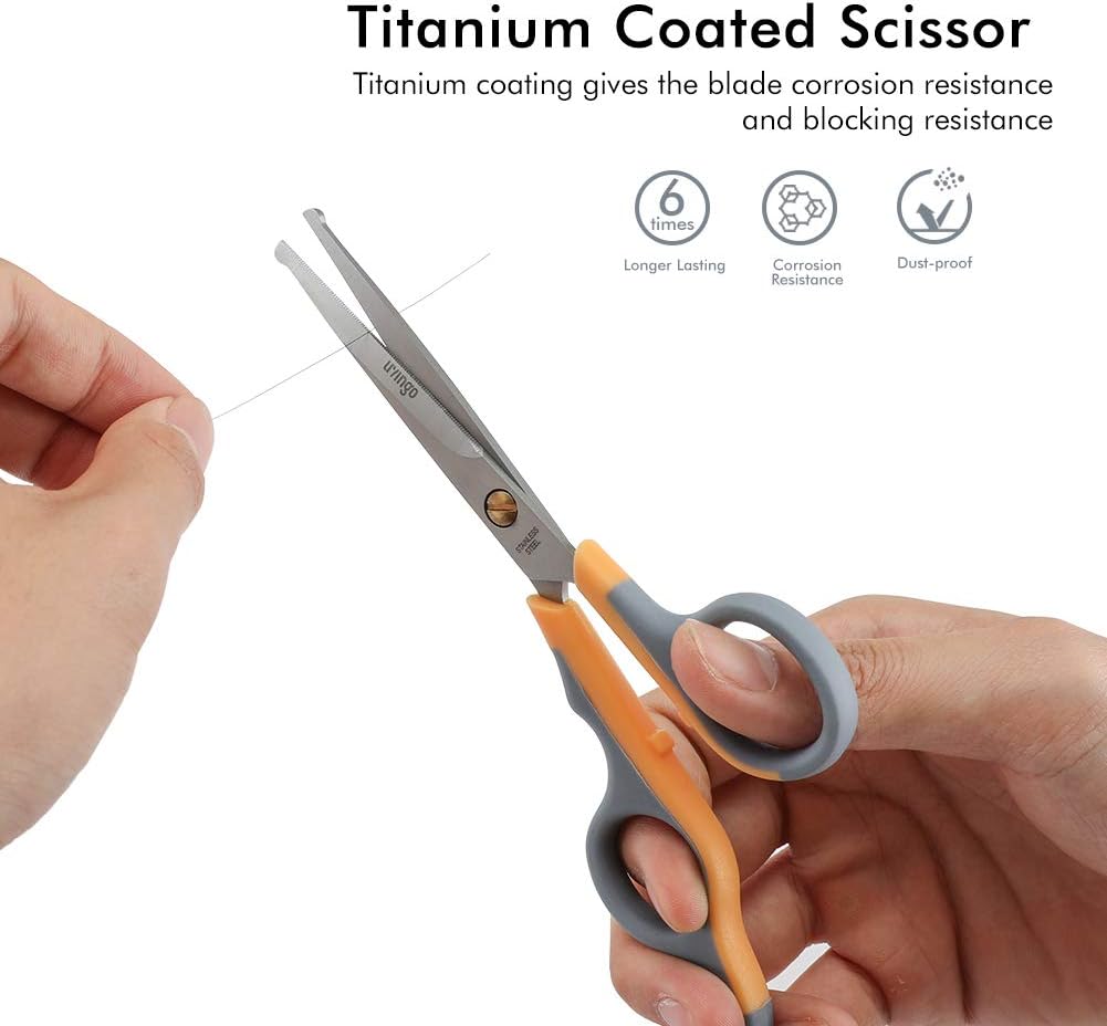 LIVINGO Professional Pet Grooming Scissors for Cats & Dogs